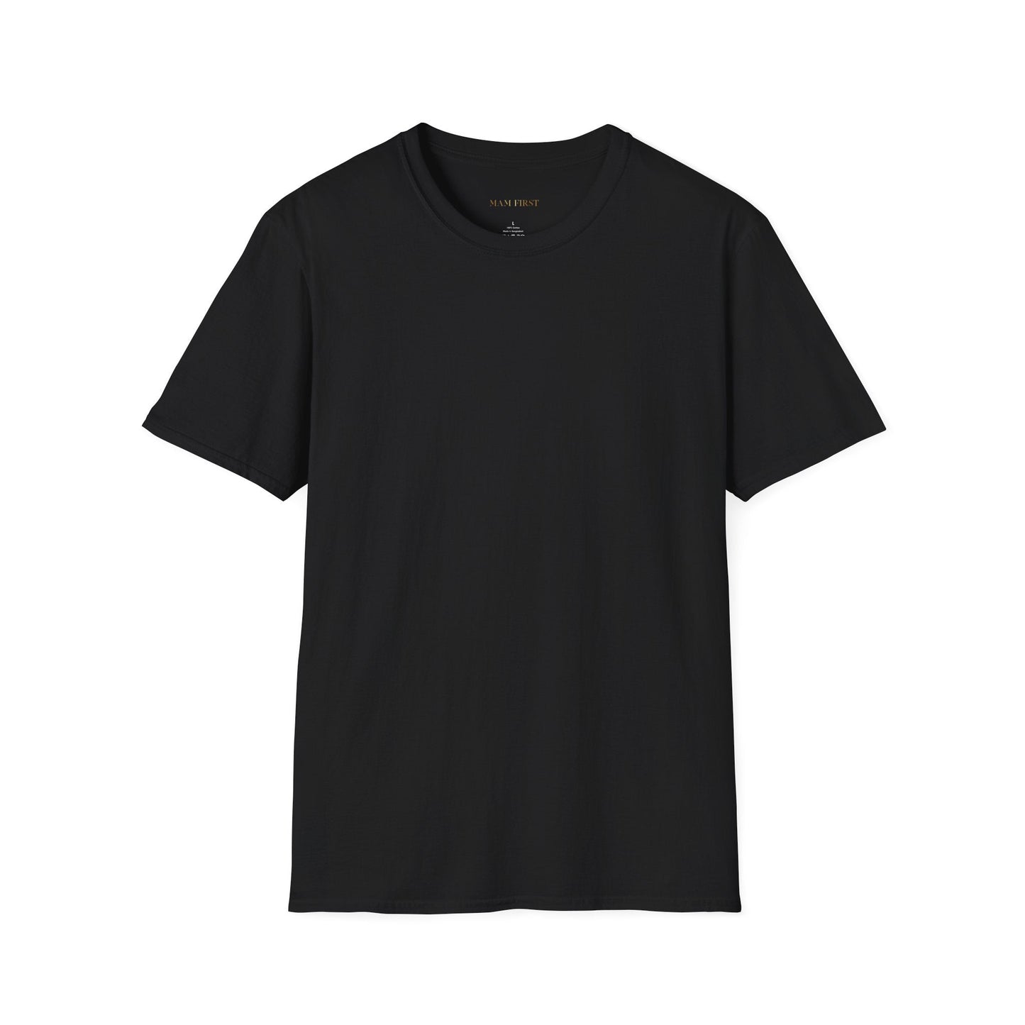 Personalized Adult Unisex Soft Style T-Shirt-Black