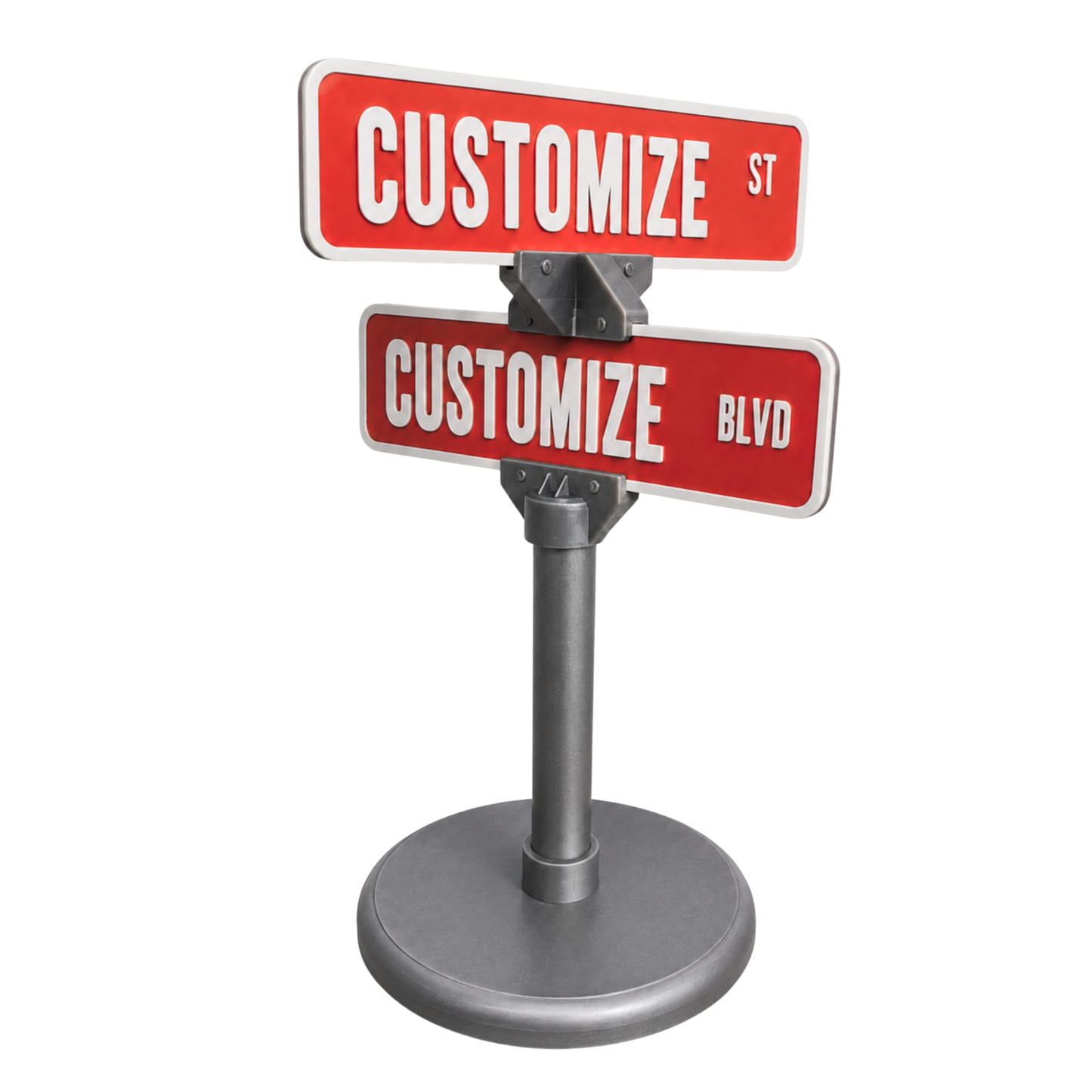 Customized 3D Printed Street Sign
