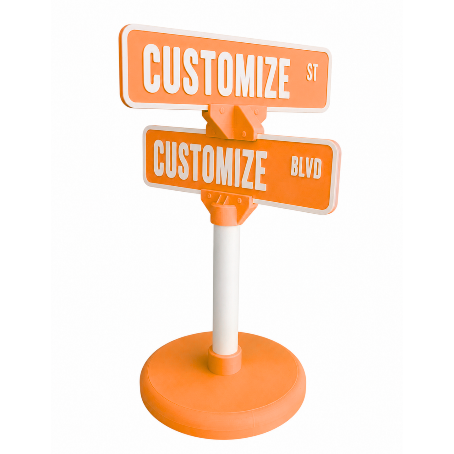 Customized 3D Printed Street Sign