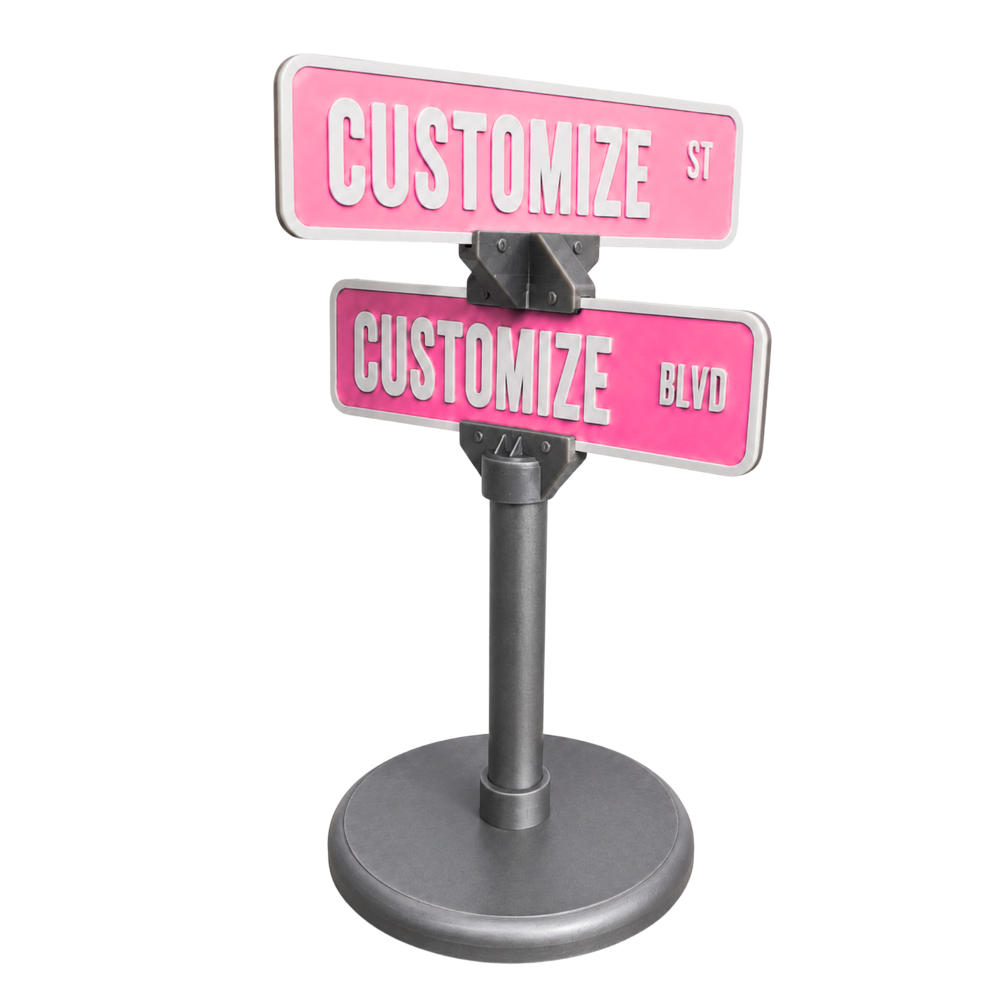 Customized 3D Printed Street Sign