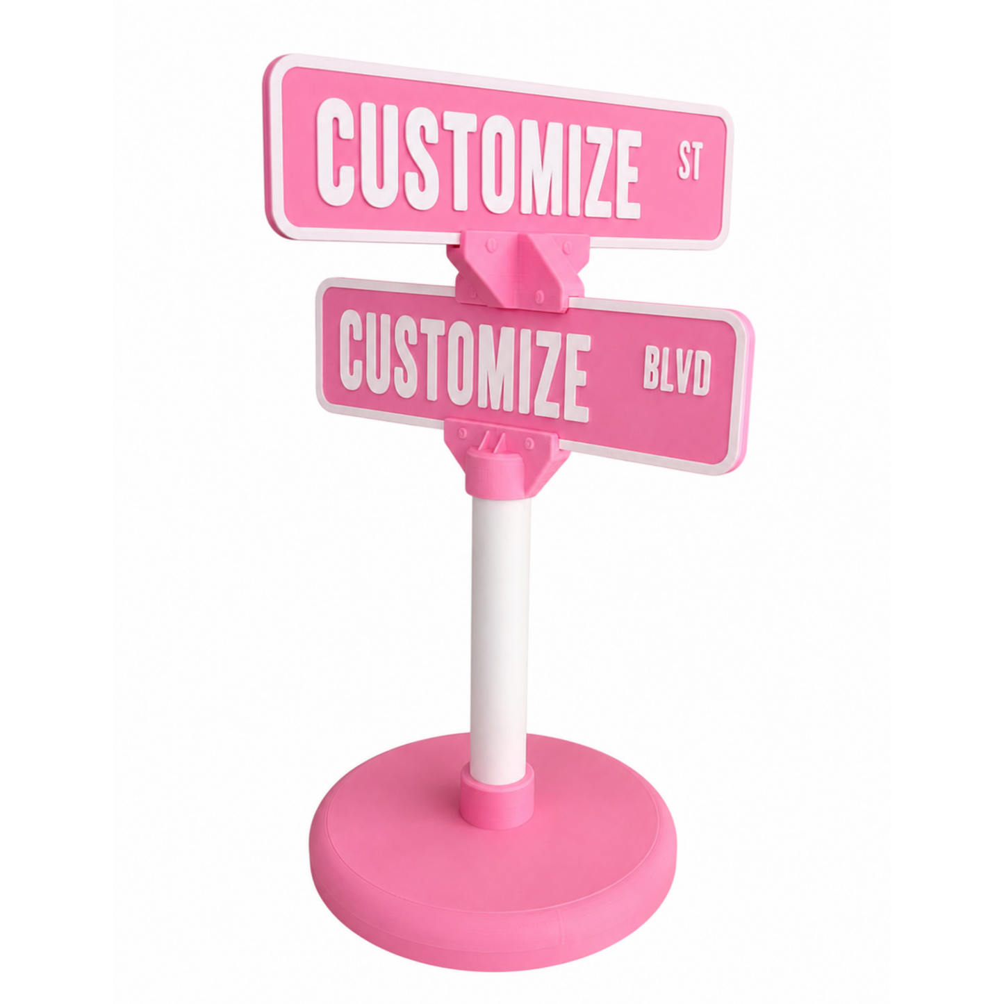 Customized 3D Printed Street Sign