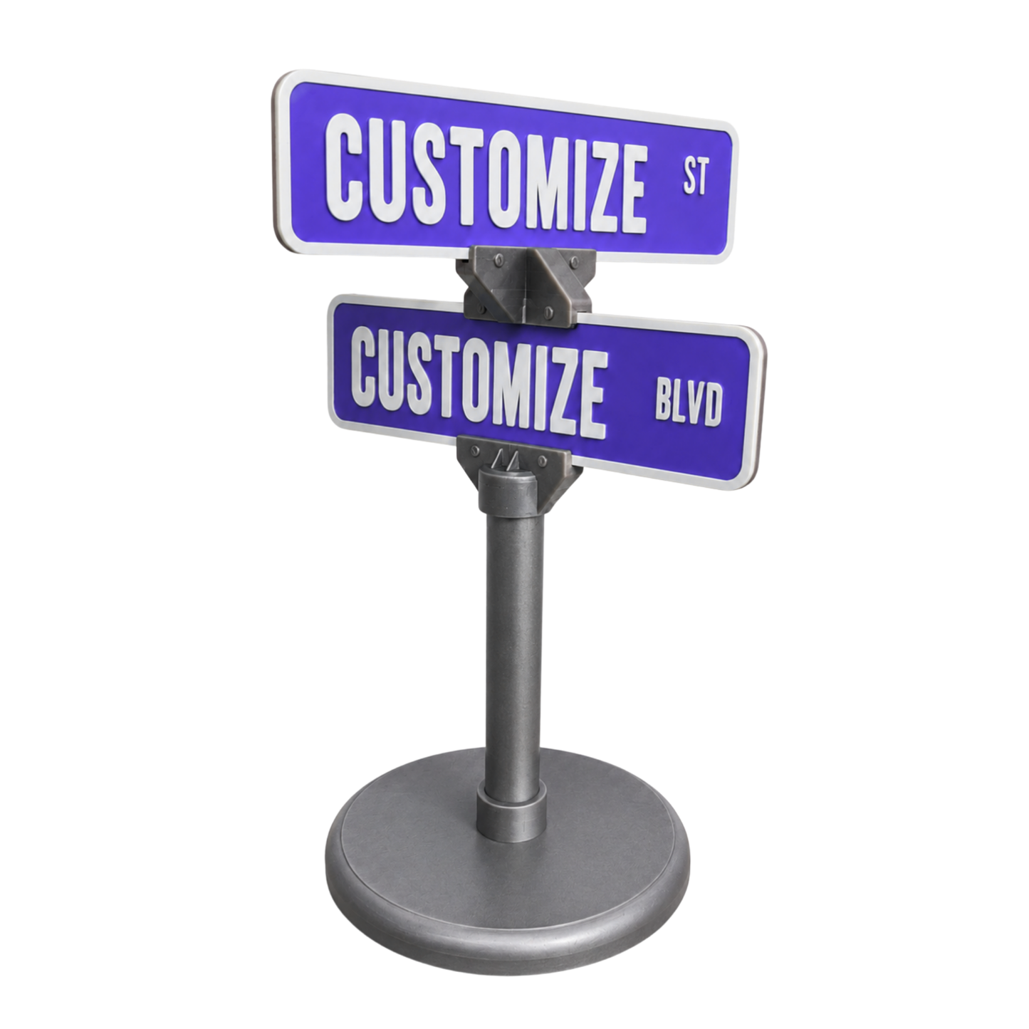 Customized 3D Printed Street Sign