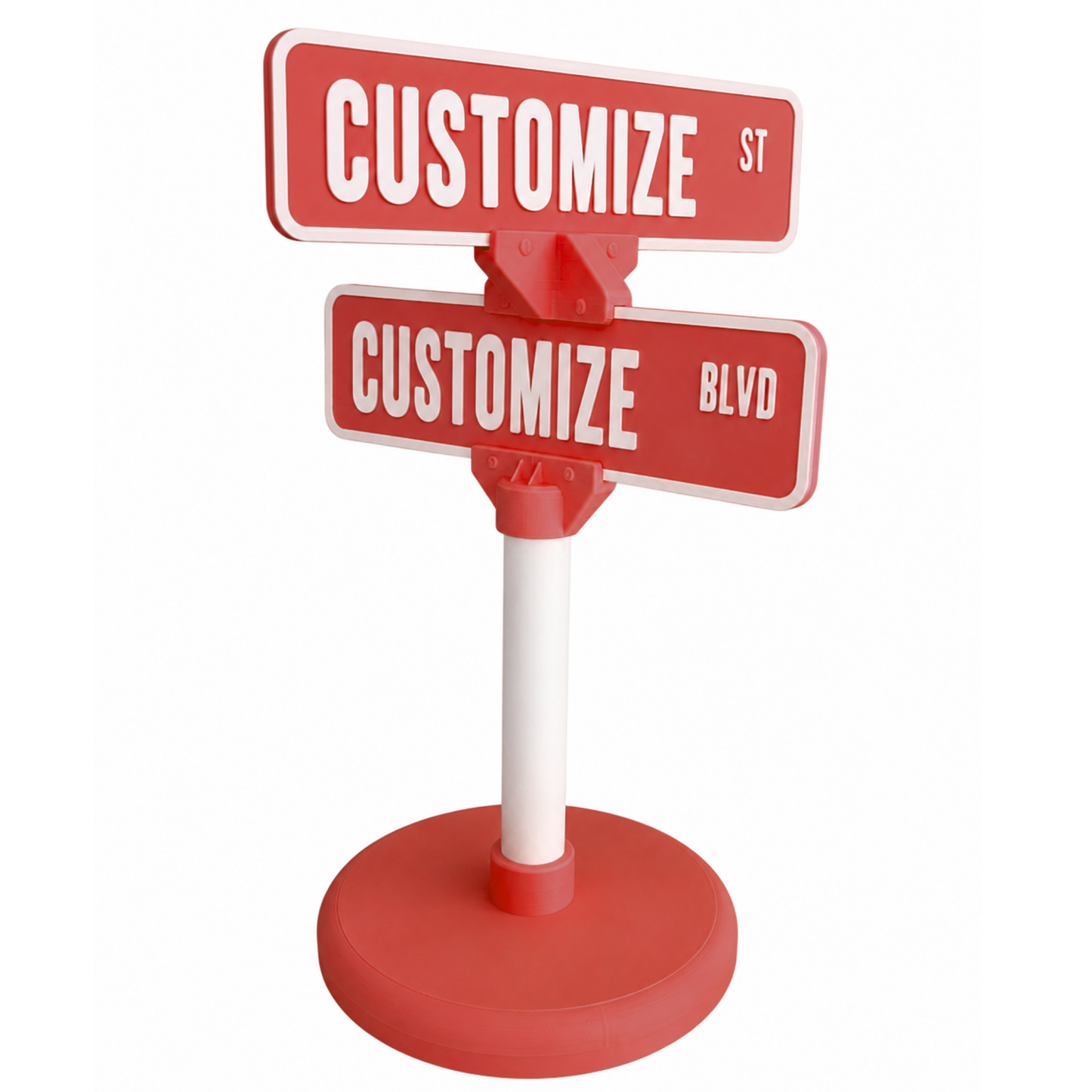 Customized 3D Printed Street Sign